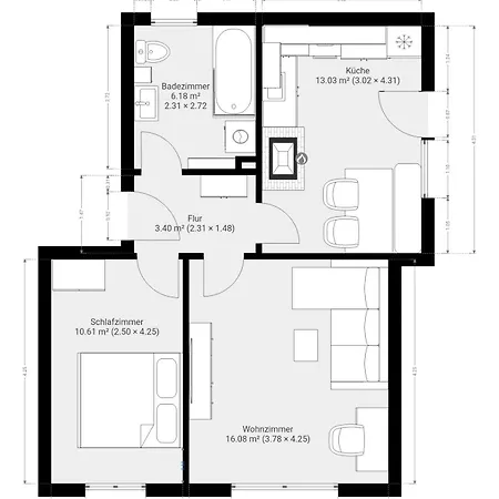 Bergglueck Chiemgau Apartmán *